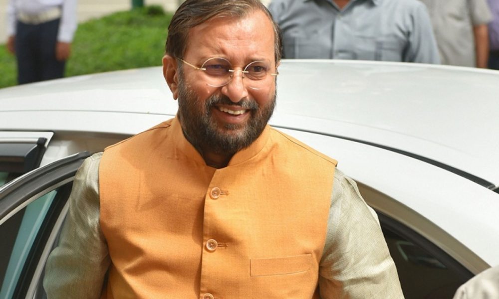 Union Minister Prakash Javadekar Presents 50-day Report Card Of Govt ...