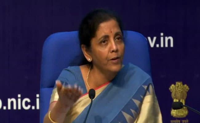 Finance Minister Nirmala Sitharaman On State Of Economy: Live Updates – NDTV News
