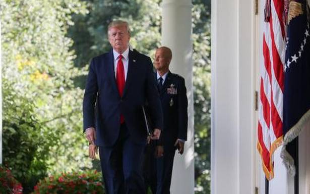Trump cancels Poland trip as Hurricane Dorian gains strength