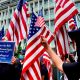 Hong Kong protesters march to US Consulate to call for help from Trump