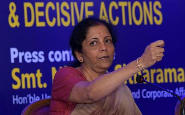 Task force in process to identify infra projects, says Finance Minister Nirmala Sitharaman
