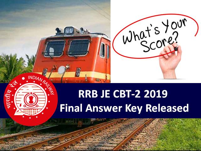 Rrb Je 2019 Cbt 2 Final Revised Answer Key Released Indsamachar